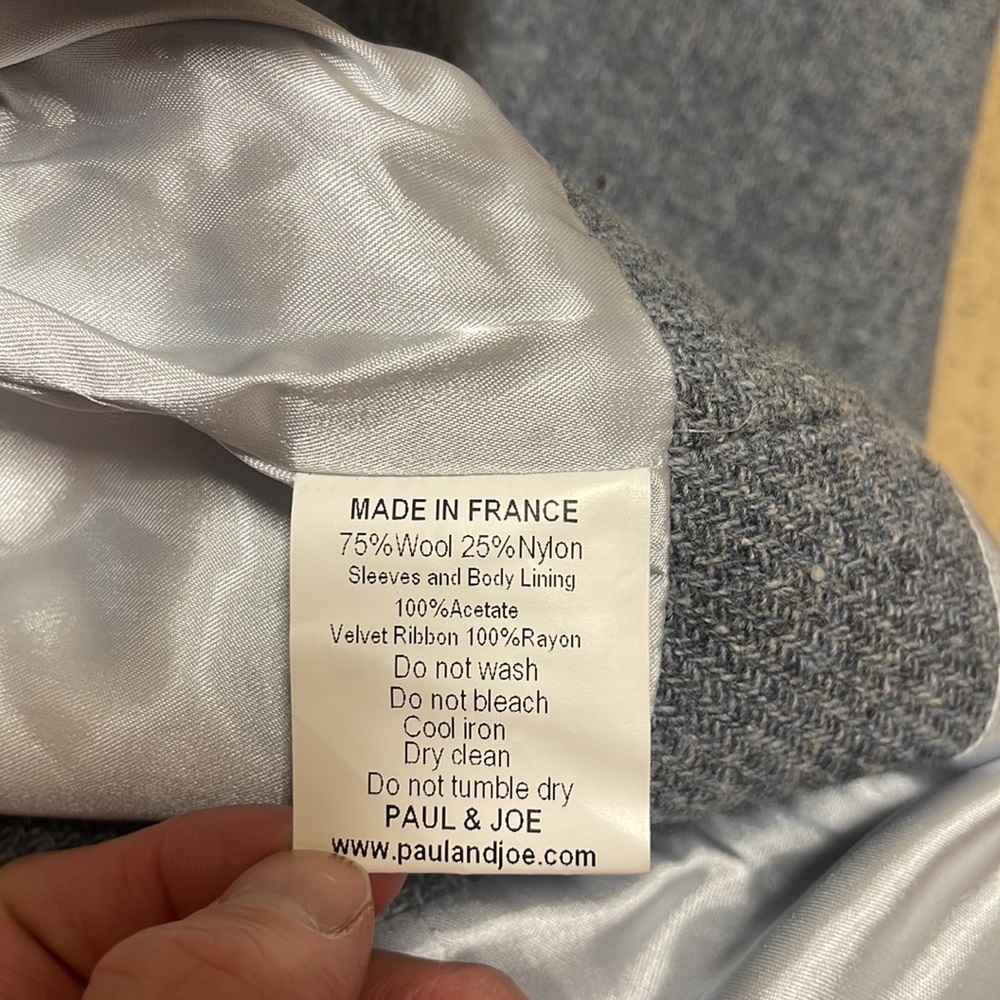 Paul & Joe Wool Double Breasted Coat - image 8